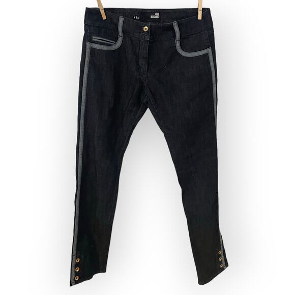 Love Moschino 'LOVE'  Jeans Sz 6 NWOT - Picture 1 of 4